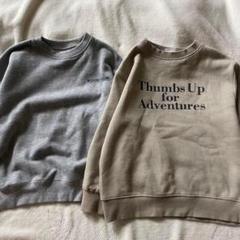 2点まとめ売り　男の子120 ZARAザラ　長袖トレーナー　極美品　大人シンプル