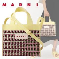 ★新品未使用★MARNI マルニ ジャガード トート マザーズバッグ 大容量 楽天市場】MARNI マルニ SHOPPING BAG ショッピングバッグ