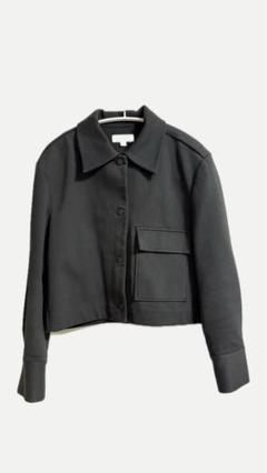 COLLARED FAUX SHEARLING JACKET カラーフェイクシアリング