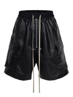Rick owens風 レザーハーフパンツ cozy風 短パン Lサイズ RICK OWENS Fog レザーショートパンツ 送料関税込 (RICK OWENS