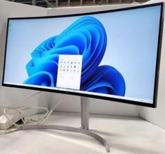 【美品】LG 38WK95C-W ウルトラワイド湾曲モニター 横長画面と高解像度が実現する快適な作業空間 - 38WK95C-W | LG JP