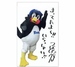 【新品未使用】等身大　タオルケット　つば九郎　わがままいうなよ 東京ヤクルトスワローズマスコットキャラクター「つば九郎ほぼ