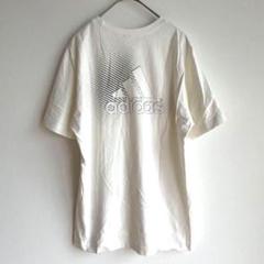 アディダス 半袖 Tシャツ バックビッグ ロゴ プリント スポーツ エクササイズ