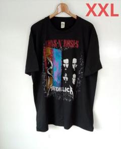 ガンズ×メタリカ ロックtee バンドTシャツ(XXL)Q58のサムネイル
