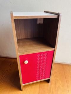 昭和レトロ　電話台　赤　可愛い　レア