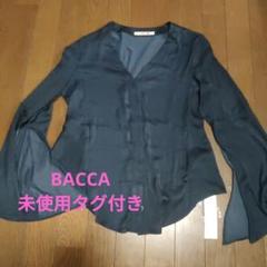 BACCA 濃紺 長袖ブラウスのサムネイル