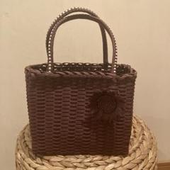 山葡萄風　天然素材 編み込み　ハンドメイド