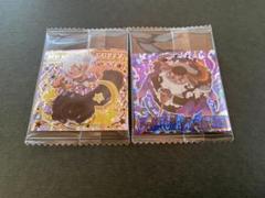 ワンピース ウエハース シール　ルフィ＆サターン聖