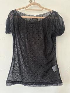 Ray Beams レイビームス ブラック シースルー シャツ