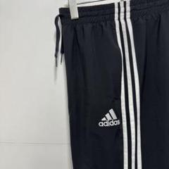 adidas アディダス ナイロンパンツ 刺繍ロゴ 古着