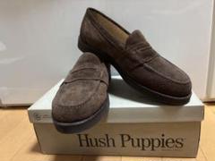 【美品】Hush Puppies コインローファー（25）スウェード　革靴 2025年最新】Hush Puppies ローファー種類：コインローファー