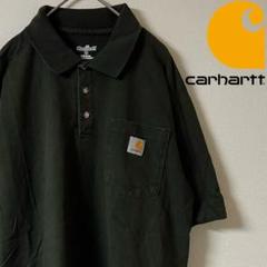 Carhartt（カーハート）ポロシャツ/M/オリーブ/US古着のサムネイル
