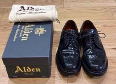【美品】Alden9751 8D オールデン9751 ロングウイングチップのサムネイル