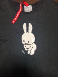 CUNE　ウサギプリント ブラック Tシャツ XL