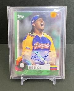 topps WBC 2023 ルイス・ガルシア 直筆サインカード　75シリ