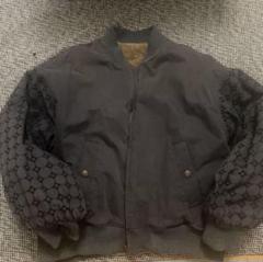 90s スエード　ボンバーフライトジャケット 短丈Vintage キャメル c251c04c64b72629540c88c2e8b99a