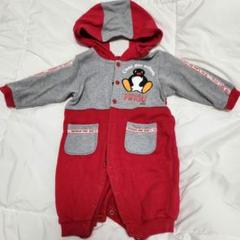 ⑯【70サイズ】ピングー カバーオール ロンパース 長袖 ベビー服