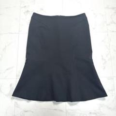 エポカ　シルク　チューリップスカート　40 ブラック　黒　Lサイズ