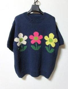 24ss MacMahon Knitting Mills 3フラワー ニット