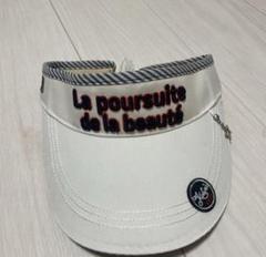 ホワイト バイザー La poursuite de la beauté