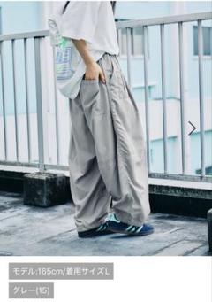 シャカバルーンポケパンツ ニコアンド カーキ セール】【MODE NORM CORE】 シャカバルーンポケパンツ（カーゴ