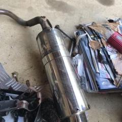 無名砲弾マフラー R32 スカイライン ターボ用 砲弾マフラー 出口ロングタイプ