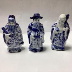 中国白磁賢人の置物 中国白磁賢人の置物