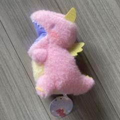⭐︎新品タグ付き⭐︎ふわぽわDragonぽってりお手玉ぬいぐるみ　ピンク