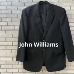 John Williams ビジネススーツ テーラード　ジャケット ストライプ黒
