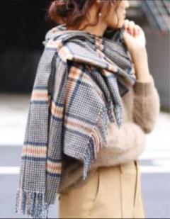 コート　マフラー　ストール　roku ameri iena kastane コートマフラーストールroku ameri iena kastane