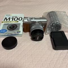 【中古：AB(良品)】キヤノン EOS M100 ダブルズームキット グレー 2025年最新】CANON EOS M100 ダブルズームキット(グレー)の人気