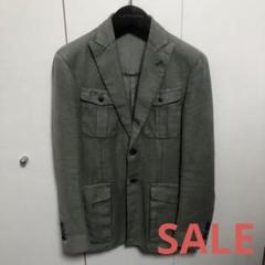 LARDINI ラルディーニ サファリ ジャケット 44 訳あり品 カーキ