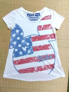 半袖Ｔシャツ アメリカ国旗ミッキー ディズニー