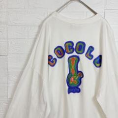 【サーモグラフ】 COCOLO オーバー ロンT バックプリント