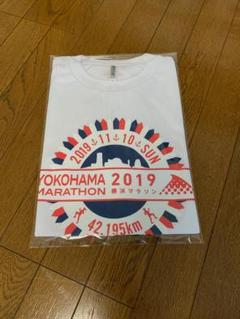 横浜マラソン2019 Tシャツ Lサイズ 白色