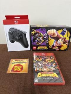 Amazon限定かドンキーコング バナンザ+ switch2Proコン新品