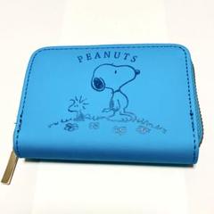 スヌーピー ウォレット PEANUTS ターコイズブルーのサムネイル
