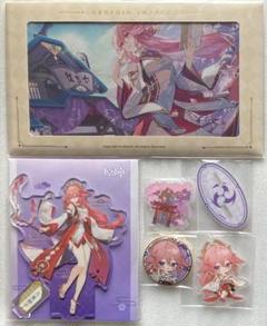 原神 スイパラコラボ アクスタ 八重神子の通販 by みるく｜ラクマ