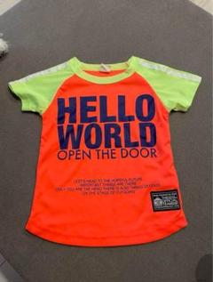 オフィシャルチーム Tシャツ オレンジ/グリーン 110