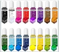 未使用⭐ レジン 着色剤 レジン液 着色剤 16色 10ml UVレジン用染料