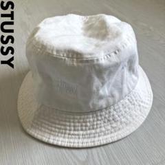 ★豪州発/送関込*STUSSY*新作*Thick刺繍バケットハット/CREAM★ ☆豪州発/送関込*STUSSY*新作*Thick刺繍バケットハット/CREAM
