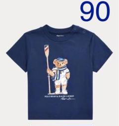 ラルフローレン ポロベア Tシャツ 24M 90 ネイビー