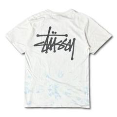 Stüssy タイダイ風 Tシャツ ホワイト S