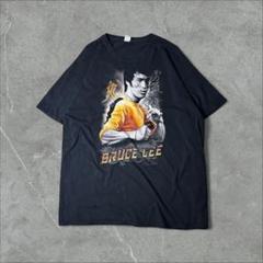 【希少】 ブルース・リー ドラゴン 龍 ムービーTシャツ 2XL ブラック 黒