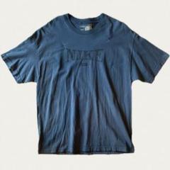 00's NIKE print s/s t shirt dark navy