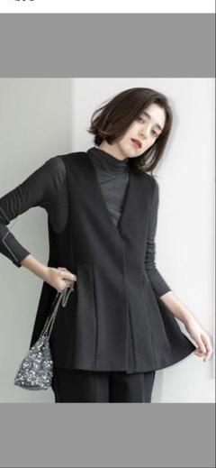 【新品・未使用】OPAQUE.CLIP ぺプラムジレ オペーク ドット クリップ OPAQUE.CLIP ペプラムジレ