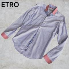 ETRO エトロジャパン　赤　ボーダー　切替　38