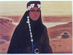 平山郁夫、【トルコ・ベリシラマ村の女】、希少画集画より、状態良好、新品高級額装付 平山郁夫、【トルコ・ベリシラマ村の女】、希少画集画より、状態