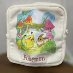 ポケットモンスター　スクエア ポーチ ピカチュー ＆ イーブイ