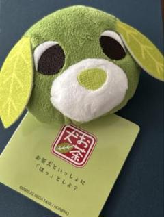 お茶犬　マスコットバッジ　リョク　ぬいば　マスコット　バッチ